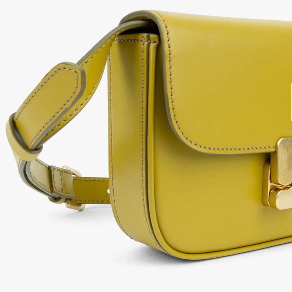 Souer Bell Very Mini Bag in mustard yellow - Picture 3 of 15